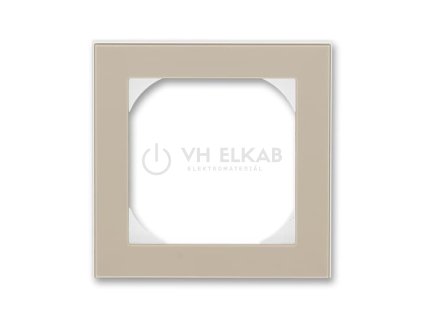 Rámeček jednonásobný s otvorem 55x55; macchiato/bílá; 3901H-A05510 18