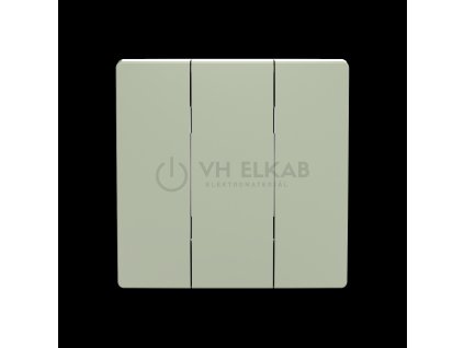 Kryt spínače trojnásobného; Zoni®, olivová; 3559T-A00666 243