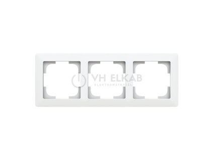 Rámeček trojnásobný, pro vodorovnou i svislou montáž; Zoni®, matná bílá; 3901T-A00030 240