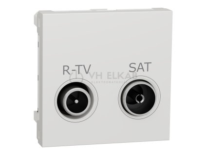 Zásuvka TV-R/SAT průb. 11dB, 2M, Bílá NU345618