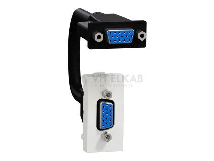 3247 3247 3247 3247 3247 vga hd15 female konektor 1m bily nu343218