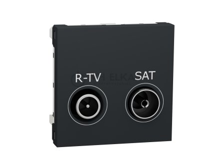 3421 3421 zasuvka tv r sat konc 5 5db 2m antracit nu345554