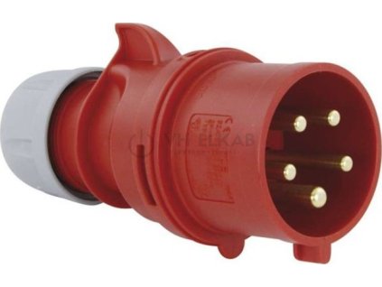 Vidlice 5-pólová 32A / 400V, 6h, IP44 025-6