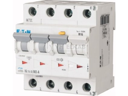 3580 proudovy chranic s jisticem 16a mrb6 16 3n b 003 a 30ma ctyrpolovy eaton 120652 typ a