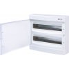 1169 rozvadec na omitku eti ect 2x18po 36 mod 2 rady ip40 plna dvirka plast