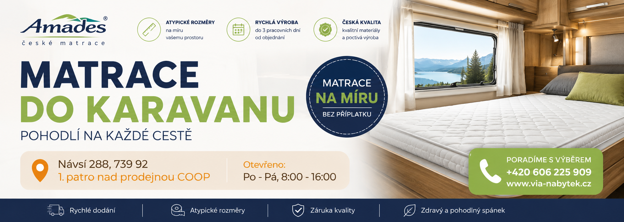 Matrace do karavanu