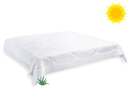 Francouzská přikrývka 220x200 Aloe vera letní