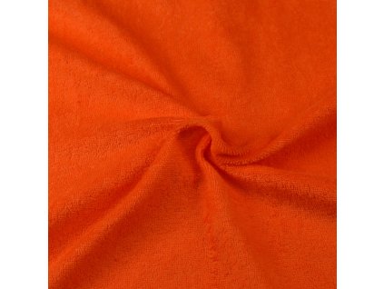 Froté prostěradlo oranžové (Výběr rozměru 220x200cm)