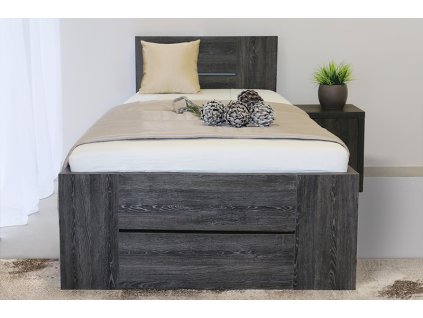 Postel Lorano 200*90 cm DD bílý/weiß 4B