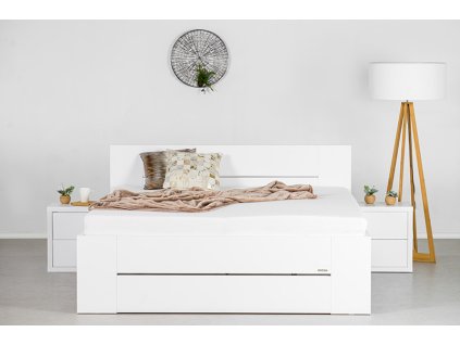 Postel Lorano 200*180 cm DD bílý/weiß 5B