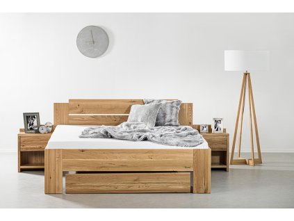 Grado DUB divoký - Dvoulůžková postel (Délka [cm] 190, Šířka [cm] 180)