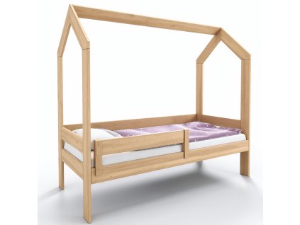 Dětská postel domeček z bukového dřeva