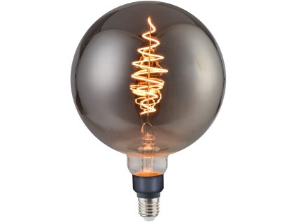 Nordlux LED žárovka Spiral Deco Globe E27 8,5W 1800K (kouřové sklo) LED žárovky sklo 2080302747