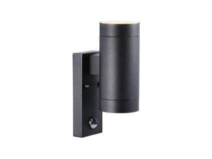 Nordlux Tin Maxi Double Sensor (černá) Venkovní nástěnná světla s čidlem kov, sklo IP54 21519103