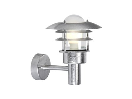 Nordlux Lønstrup 22 (galvanizovaná ocel) Venkovní nástěnná svítidla kov, sklo IP44 71431031