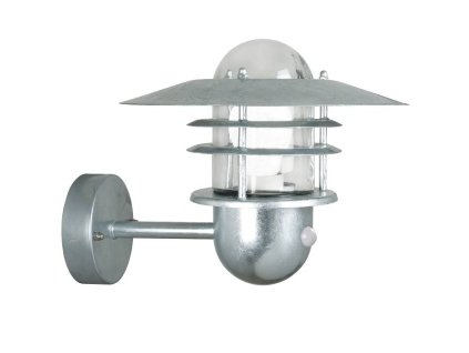 Nordlux Agger Sensor (galvanizovaná ocel) Venkovní nástěnná světla s čidlem kov, sklo IP54 74501031