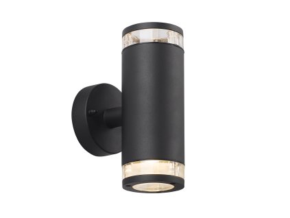 Nordlux Birk double (černá) Venkovní nástěnná svítidla hliník, plast IP44 45501003