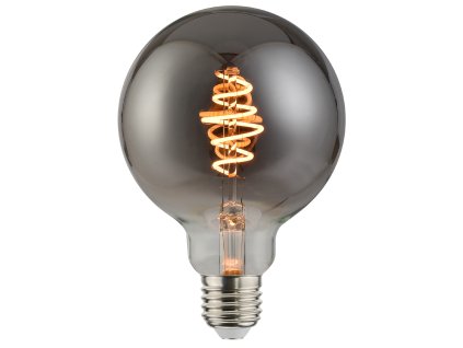 Nordlux LED žárovka Spiral Deco Globe 4,5W E27 1800K (kouřová) Dekorativní žárovky sklo 2080232747