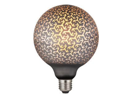 Nordlux LED žárovka Pattern 6W E27 1800K (černá) Dekorativní žárovky sklo 2290012703