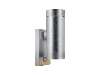 Nordlux Tin Maxi Double Sensor (galvanizovaná ocel) Venkovní nástěnná světla s čidlem kov, sklo IP54 21519131