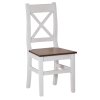 Židle Xenie - bílá/dub