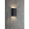 Nordlux Rold (černá) Venkovní nástěnná svítidla kov, sklo IP44 84151003