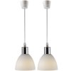 Nordlux Ray 2-kit (chrom, opálové sklo) kov, sklo IP20 63233033