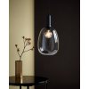 Nordlux Alton (Ø23cm) kouřové sklo, černá sklo, kov IP20 47303047