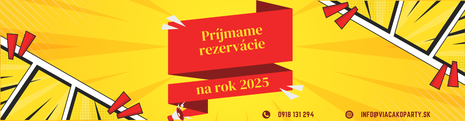 Rezervácie 2025