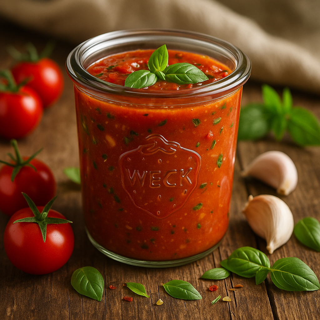 Domáca paradajková omáčka s bylinkami