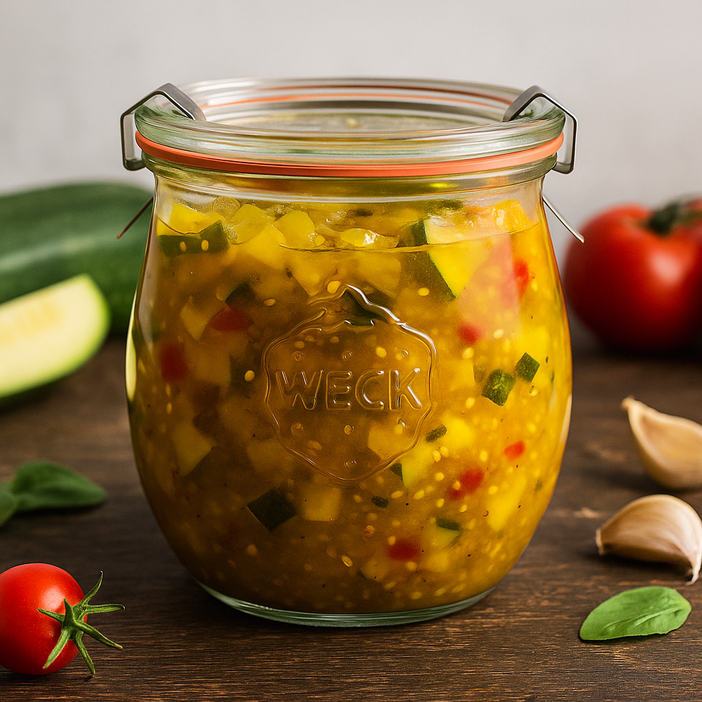 Sladkokyselý cuketový relish – ideální ke grilování i do burgerů