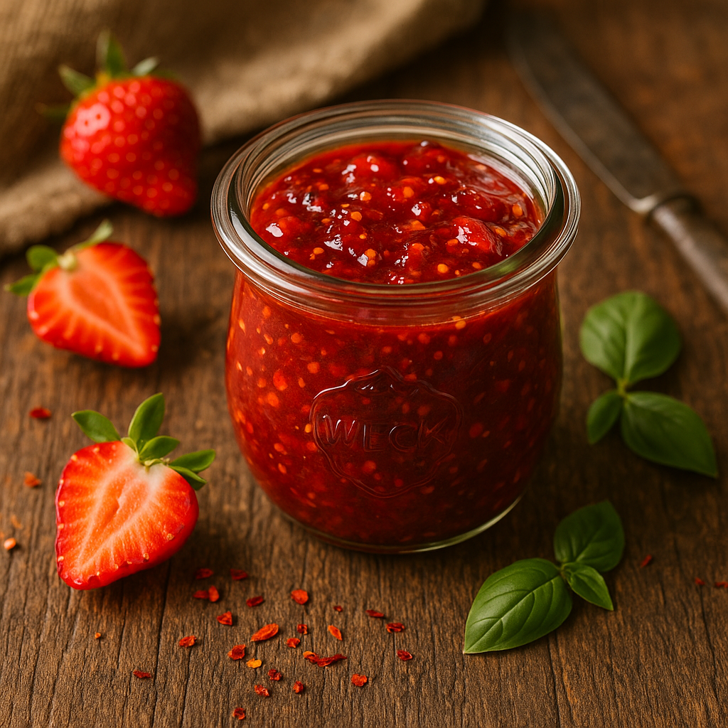 Pikantní jahodový relish