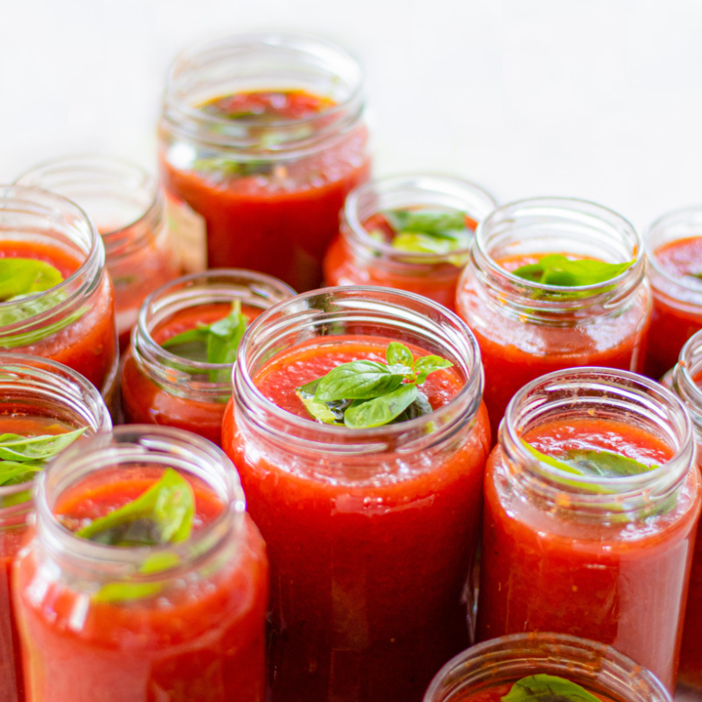 Domácí rajčatová passata