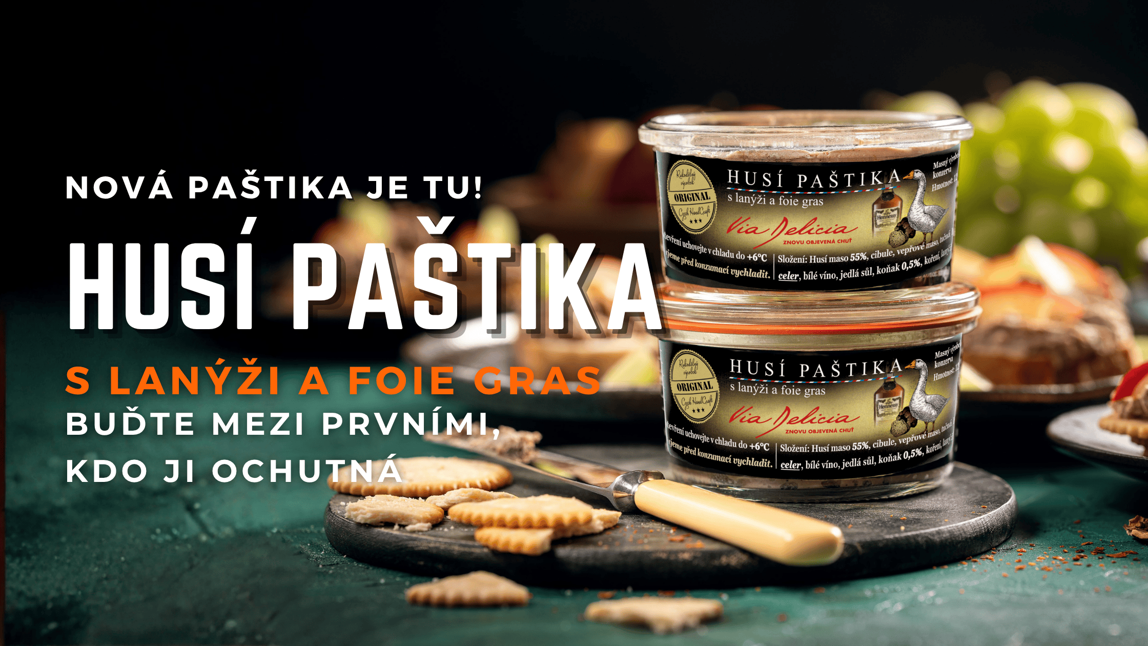 Husí paštika novinka