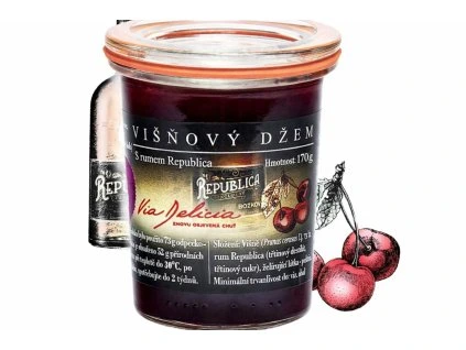 Višňový džem s rumem