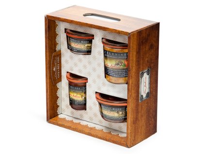 Dárková farmářská bedýnka, vše na výrobu burgerů