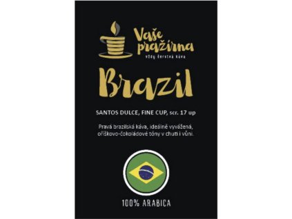 Káva Brazil zrnková