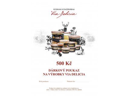 Dárkový poukaz 500,-Kč