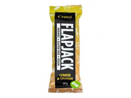 Flapjack s citronovou kůrou a kešu
