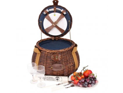 Piknikový koš Tuileries pro 2 osoby – elegantní výbava pro romantický výlet