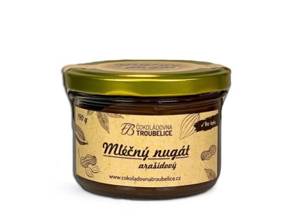 Jemný mléčný nugát s krémovou strukturou