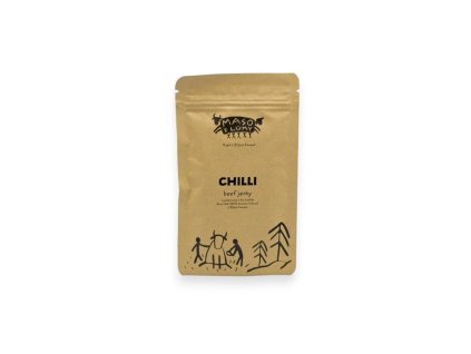 Sušené maso jerky ochucené chilli kořením