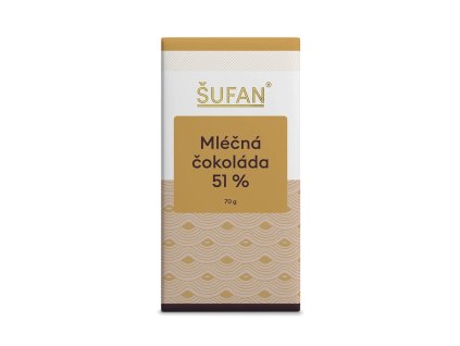 Mléčná čokoláda s 51 % kakaové sušiny