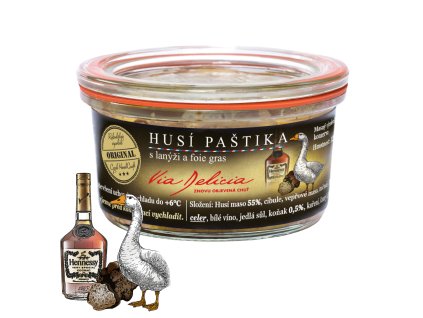 Husí paštika s lanýži
