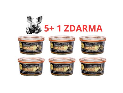 Bůčková paštika s chilli 5+1 zdarma