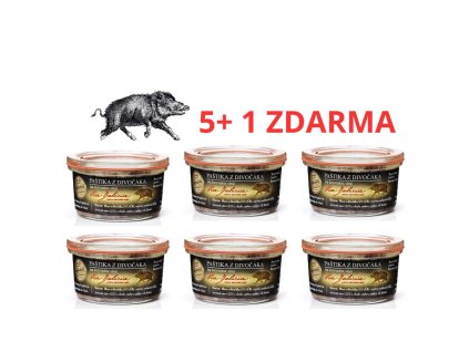 Paštika z divočáka 5+1 zdarma