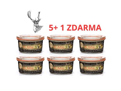 Dančí paštika s divokým kořením 5+1 zdarma