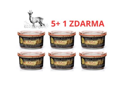 Srnčí paštika s portským vínem 5+1 zdarma