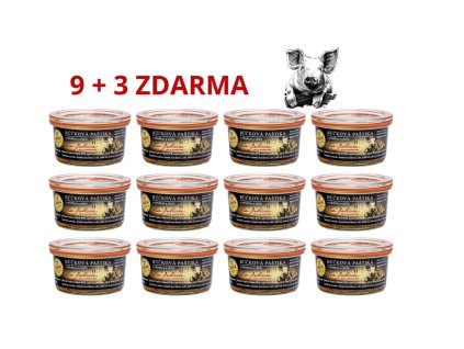 Bůčková paštika s chilli 9+3 zdarma