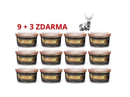 Jelení paštika s brusinkami 9+3 zdarma